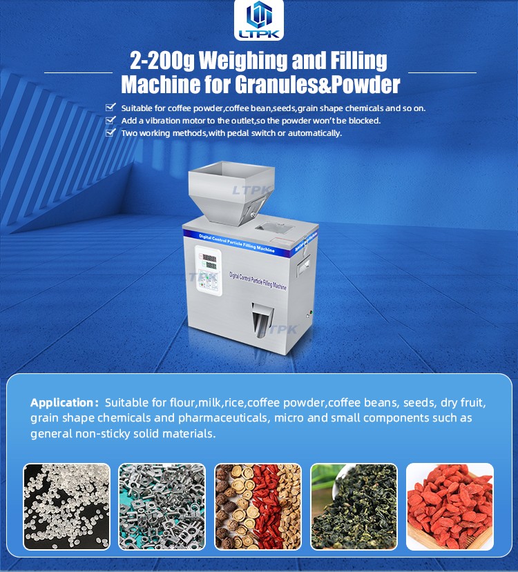LTPK LT-W200N 1-200G Automatic Filling Machine Powder Dry Chemical Filling Machine Powder Filling Machine Supply.jpg