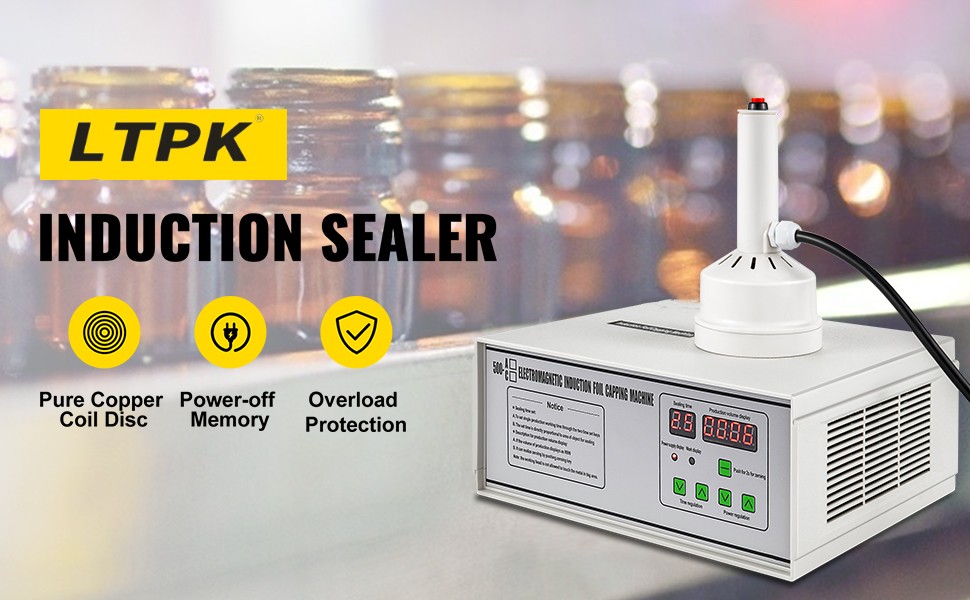 LTPK GLF-500A Induction Sealing Machine 20-100mm Electromagnet 5-20 Pcs/min Auto-count On.jpg