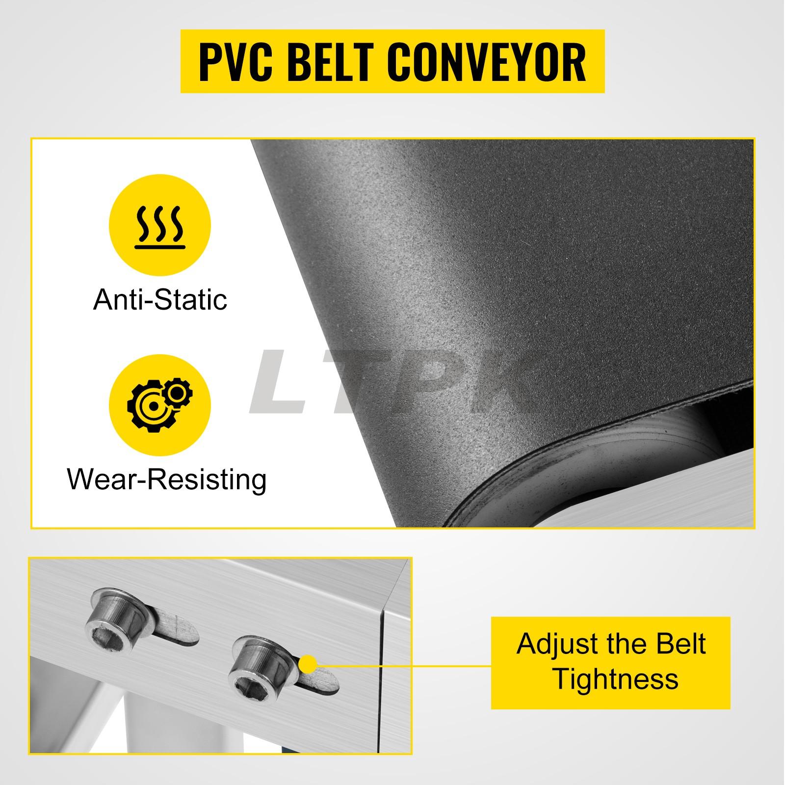 Table Heavy Duty Stainless Steel Motorized Belt Conveyor for Inkjet Coding .jpg