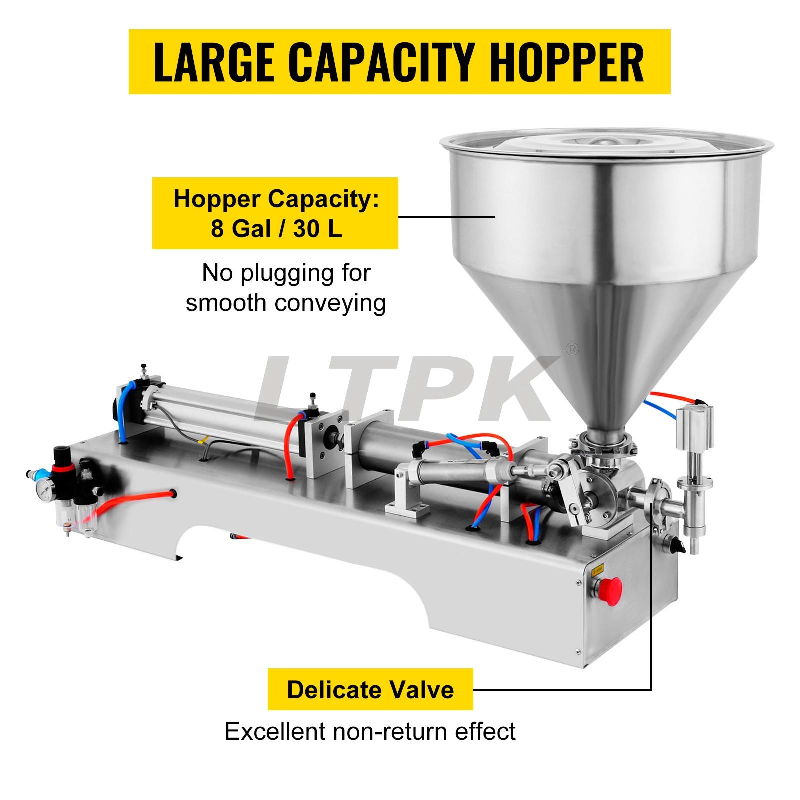 50-500ML Horizontal Cream Filling Machine with 30L Hopper.jpg