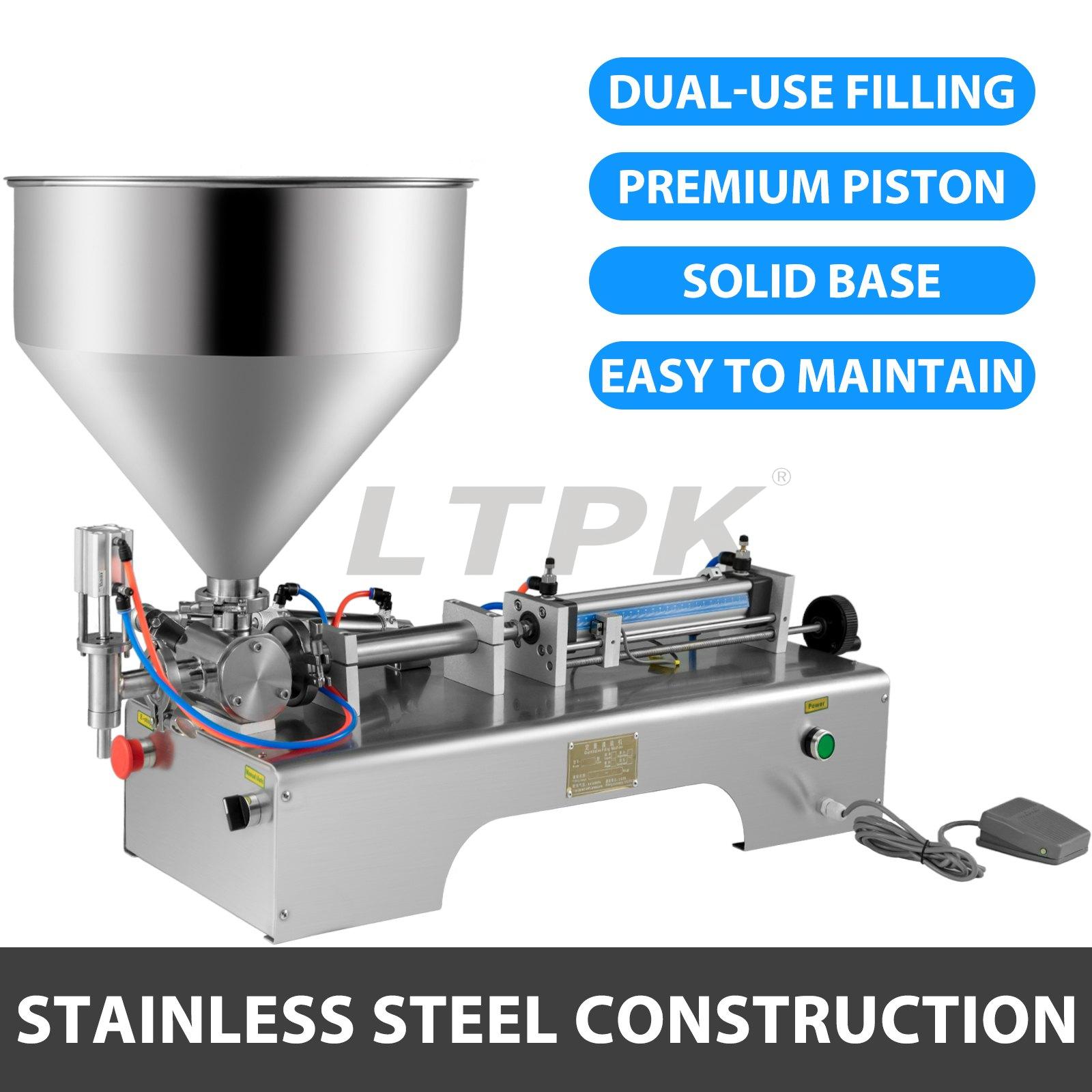 10-300ml Pneumatic Dual-use Paste Filling Machine for Cream Shampoo Liquids.jpg