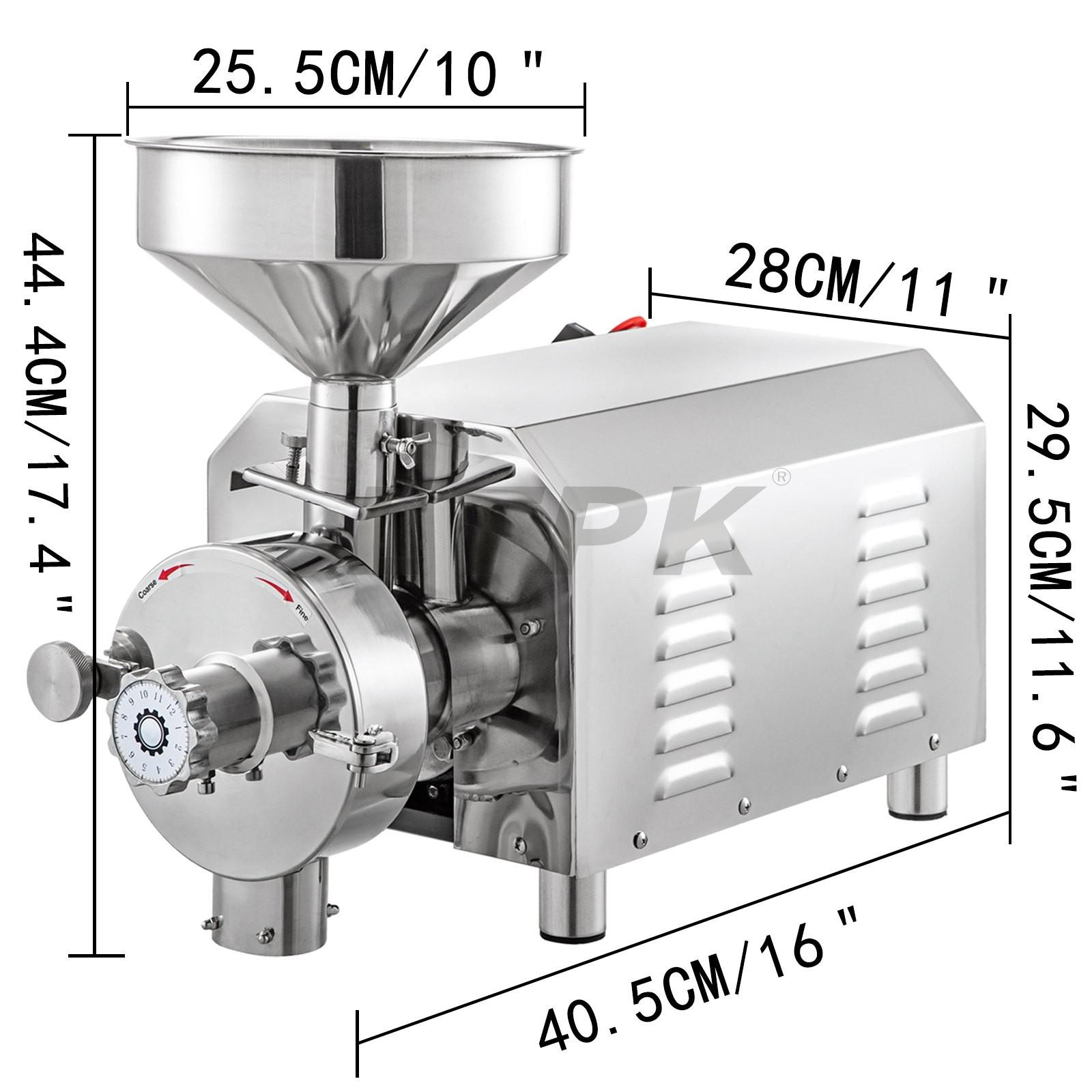 LT-2200 2.2KW Automatic Industrial Superfine Grain Grinder for Dried Materials Chinese Herb Spice Pepper Soybean