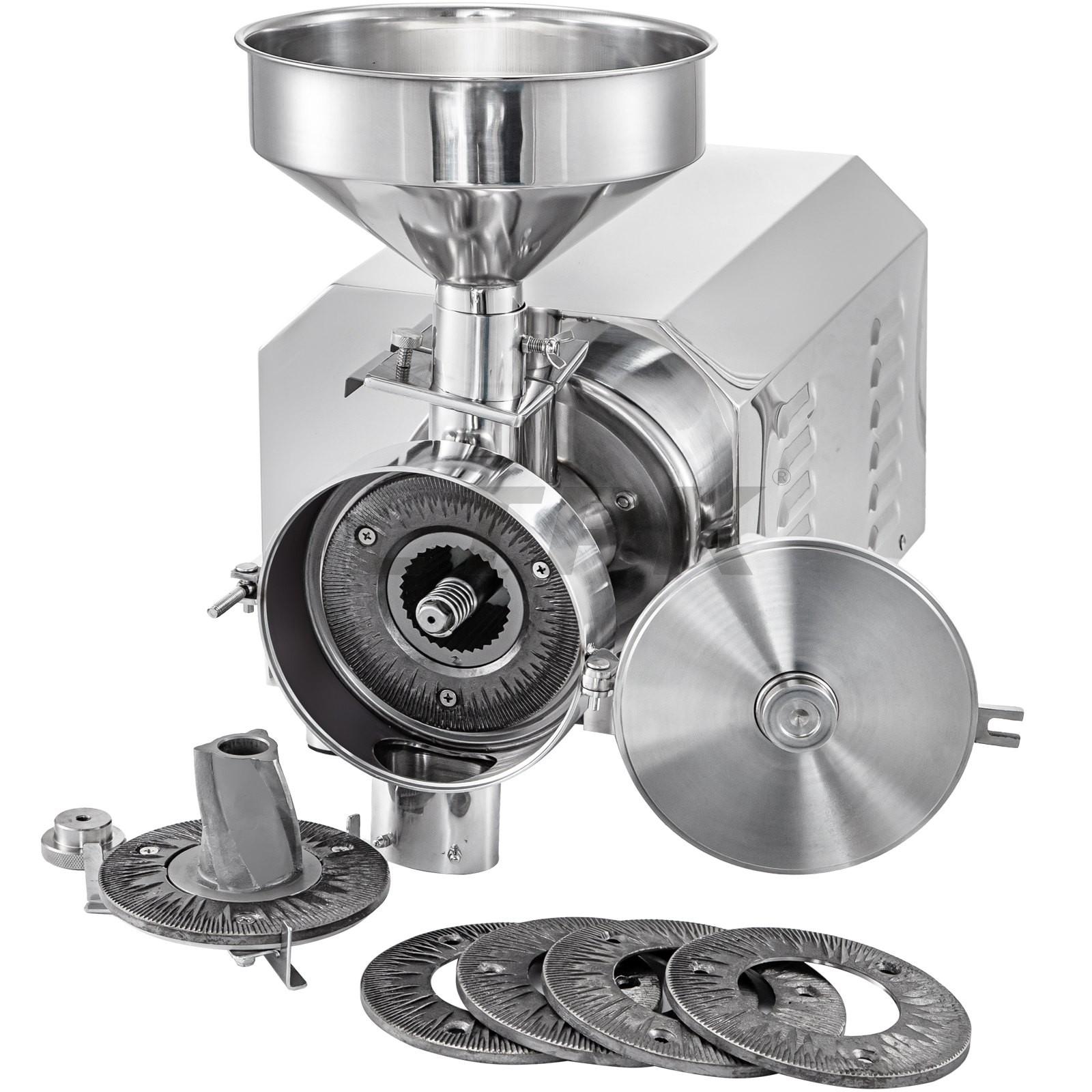 LT-2200 2.2KW Automatic Industrial Superfine Grain Grinder for Dried Materials Chinese Herb Spice Pepper Soybean