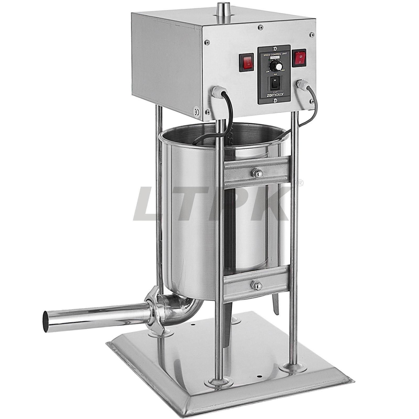 15L Automatic Sausages Maker Machine with 4 Filling Funnels
