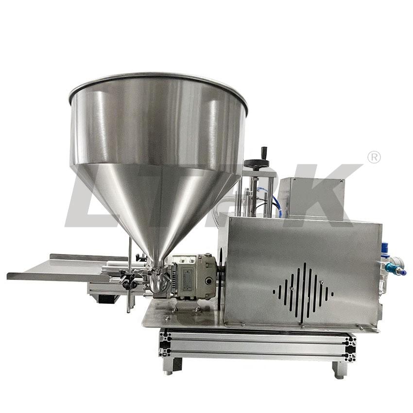LT-GZL66 Semi Automatic Jam Sauce Cream Paste Food Rotor Pump Filling Machine