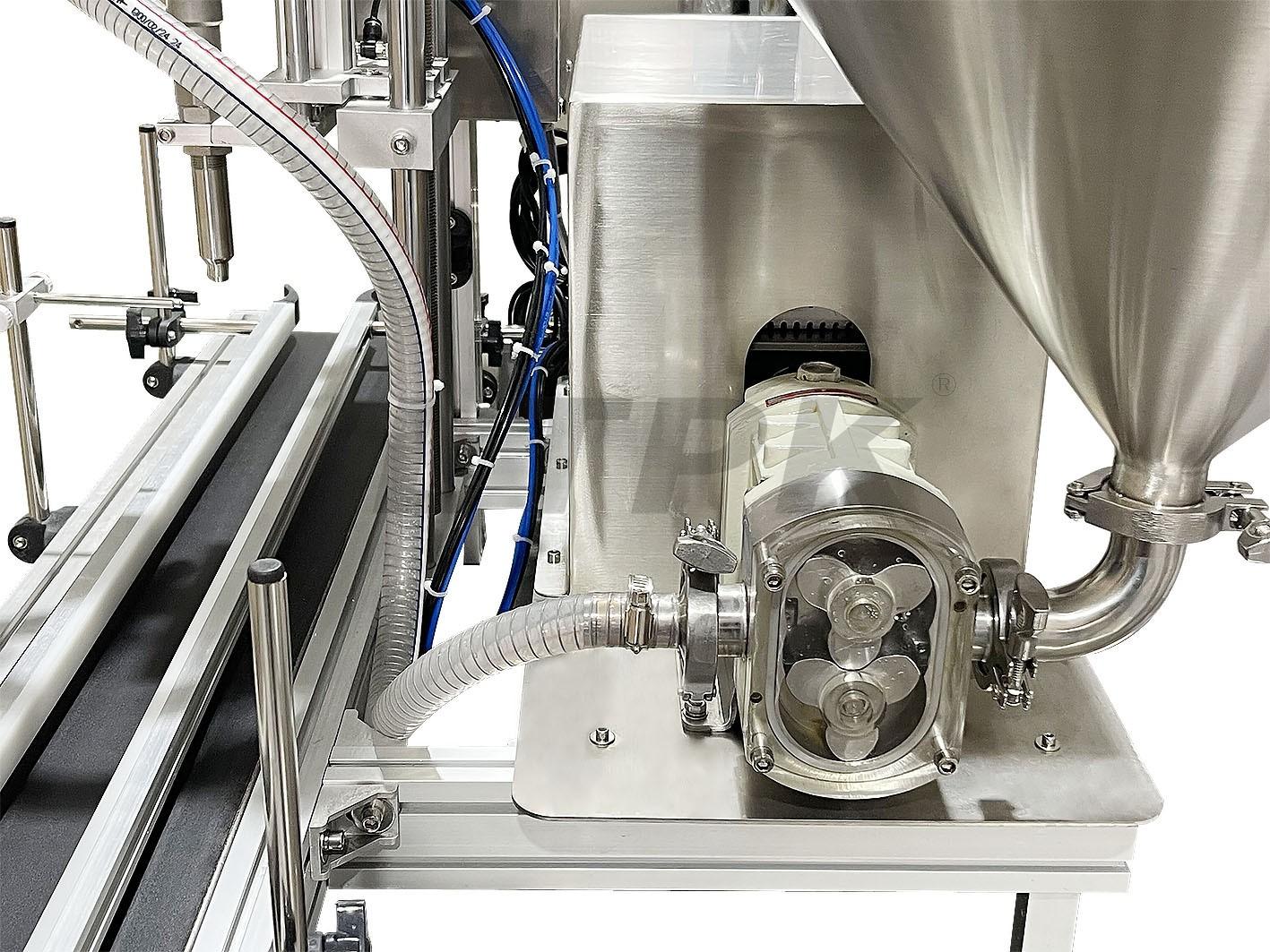 LT-GZL66 Semi Automatic Jam Sauce Cream Paste Food Rotor Pump Filling Machine