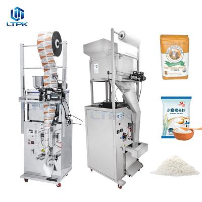 50g 100g 500g 1kg automatic corn maize wheat flour powder paper bag filling packing packaging machine