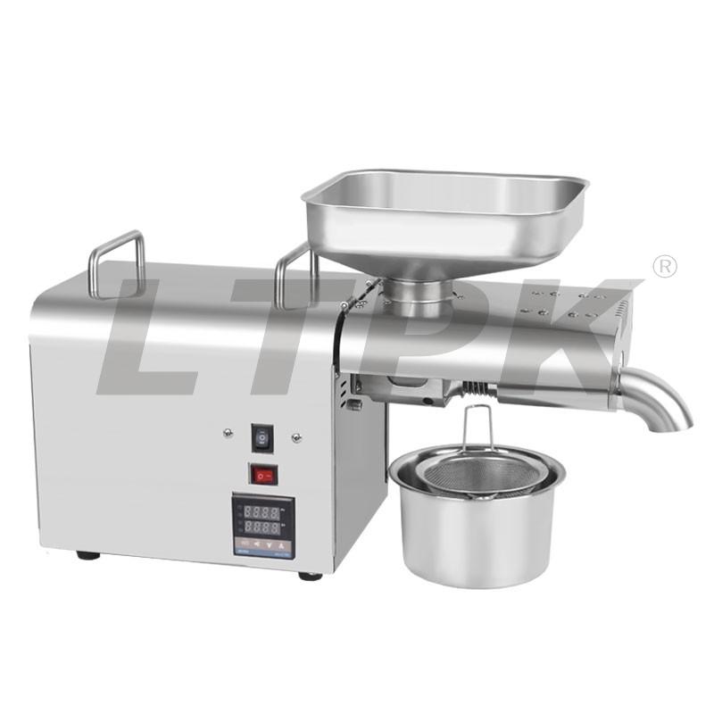  K28C Stainless Steel Oil Press Machine Automatic Home/Commercial Oil Maker for Peanut Flax Sunflower