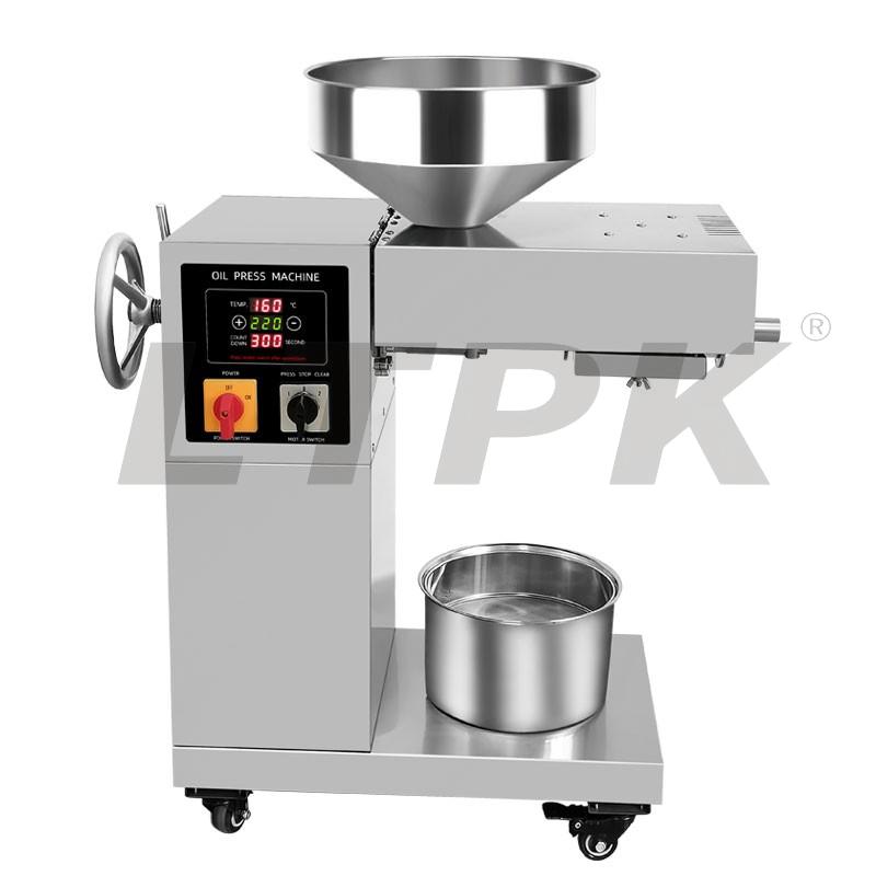 D05 Automatic oil press machine 10kg/h stainless steel commercial cold pressing mini oil making machine