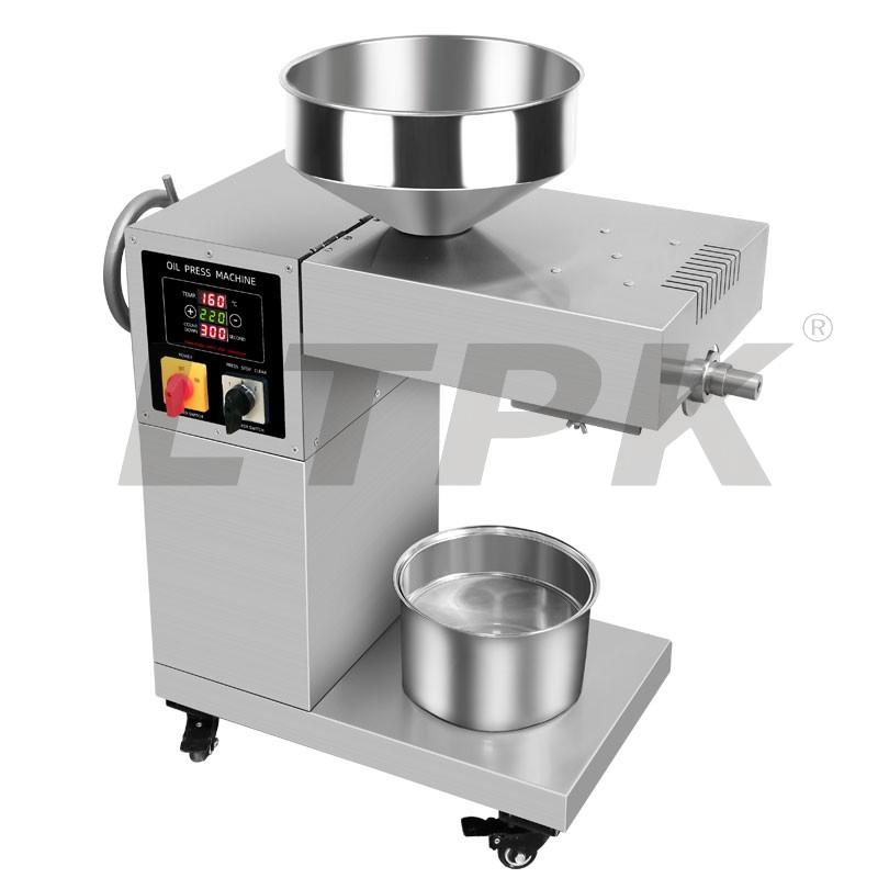 D05 Automatic oil press machine 10kg/h stainless steel commercial cold pressing mini oil making machine