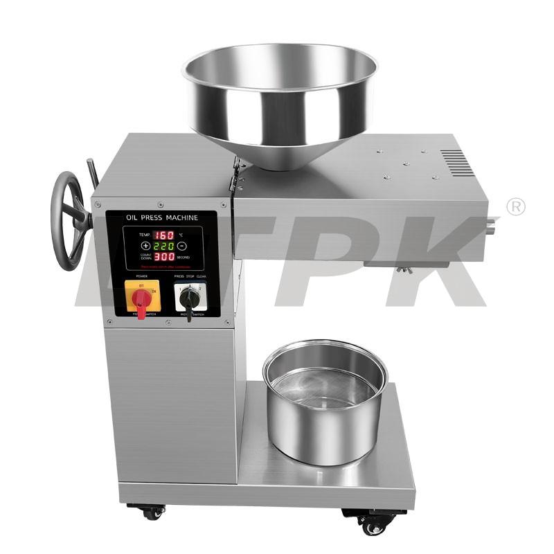 D05 Automatic oil press machine 10kg/h stainless steel commercial cold pressing mini oil making machine