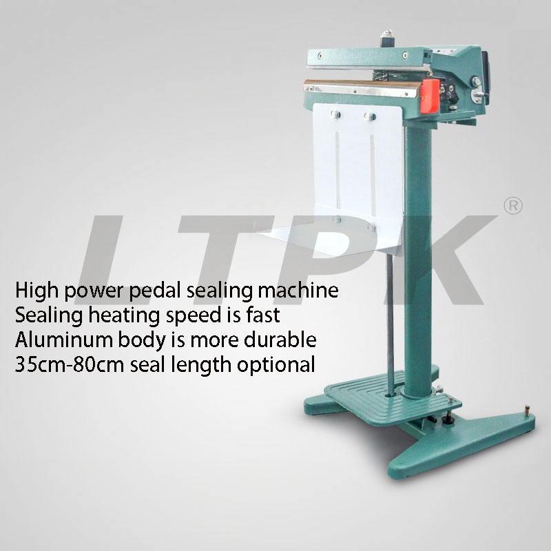 Wholesale foot-operated up and down heating vertical plastic bag aluminum foil plastic sealing machine sealer