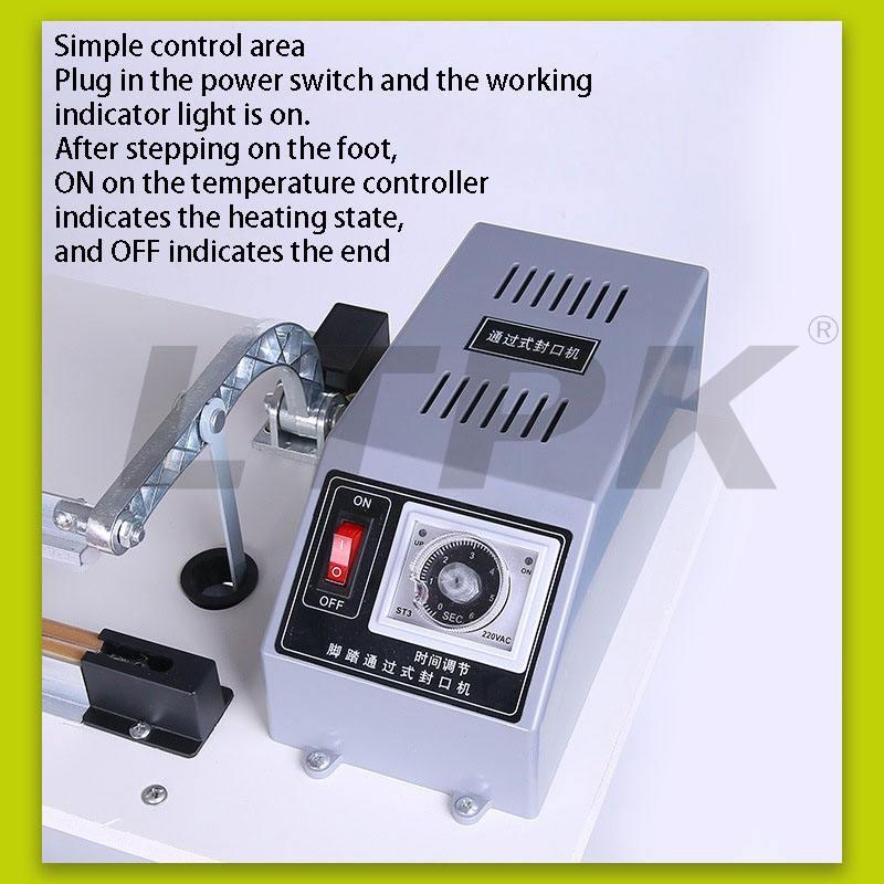 Wholesale Through-type foot sealer food souvenir aluminum foil bag plastic bag sealer