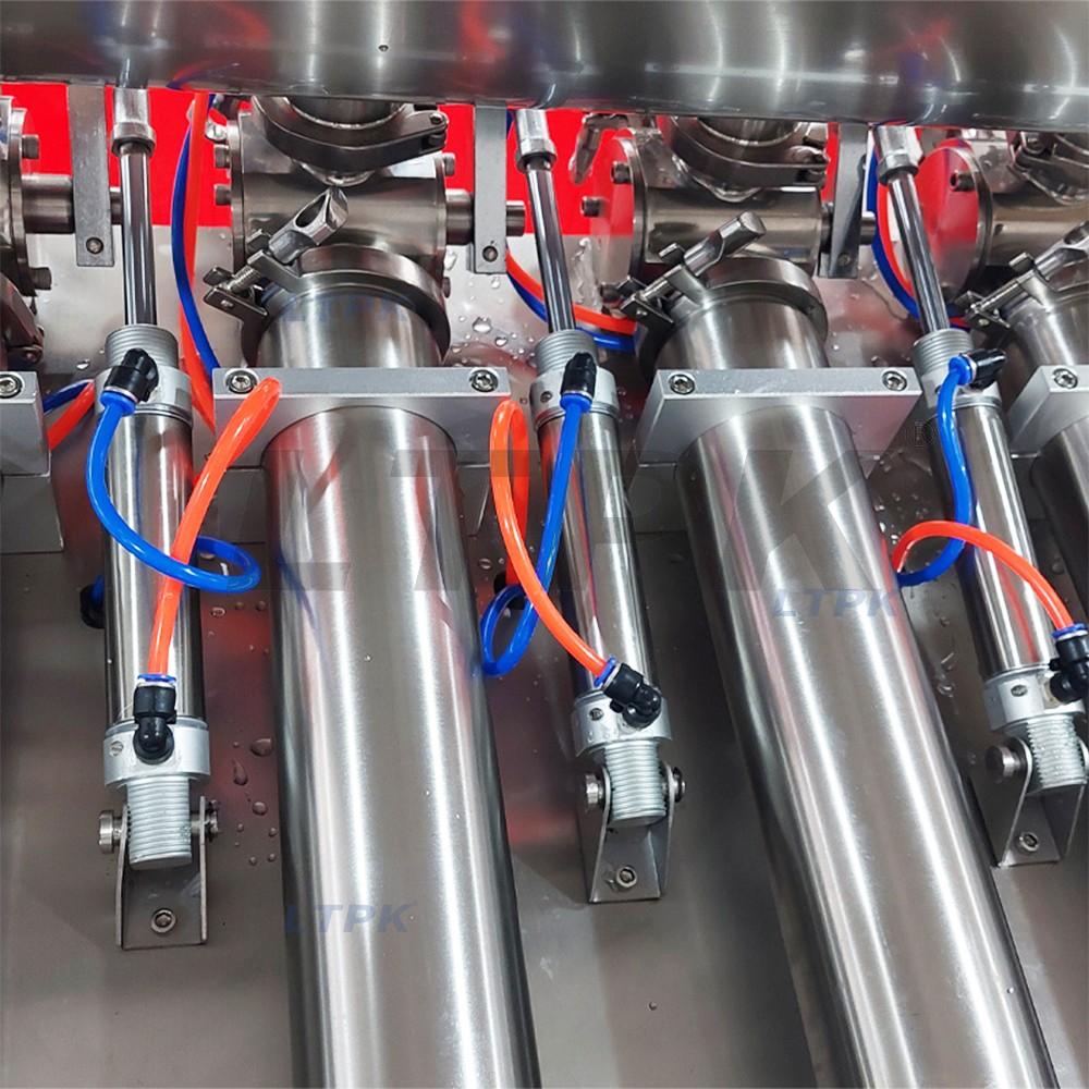 G4WG10-100ml Four head semi-automatic paste filling machine