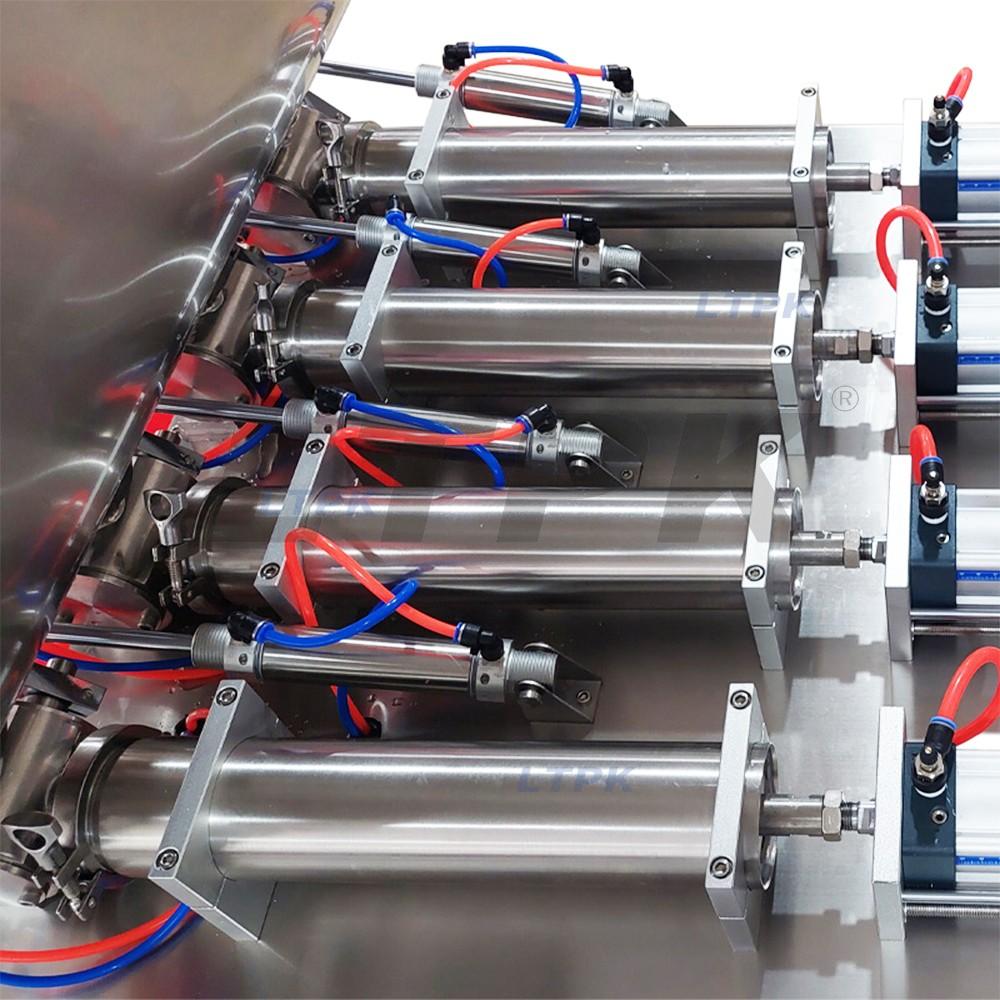 G4WG10-100ml Four head semi-automatic paste filling machine