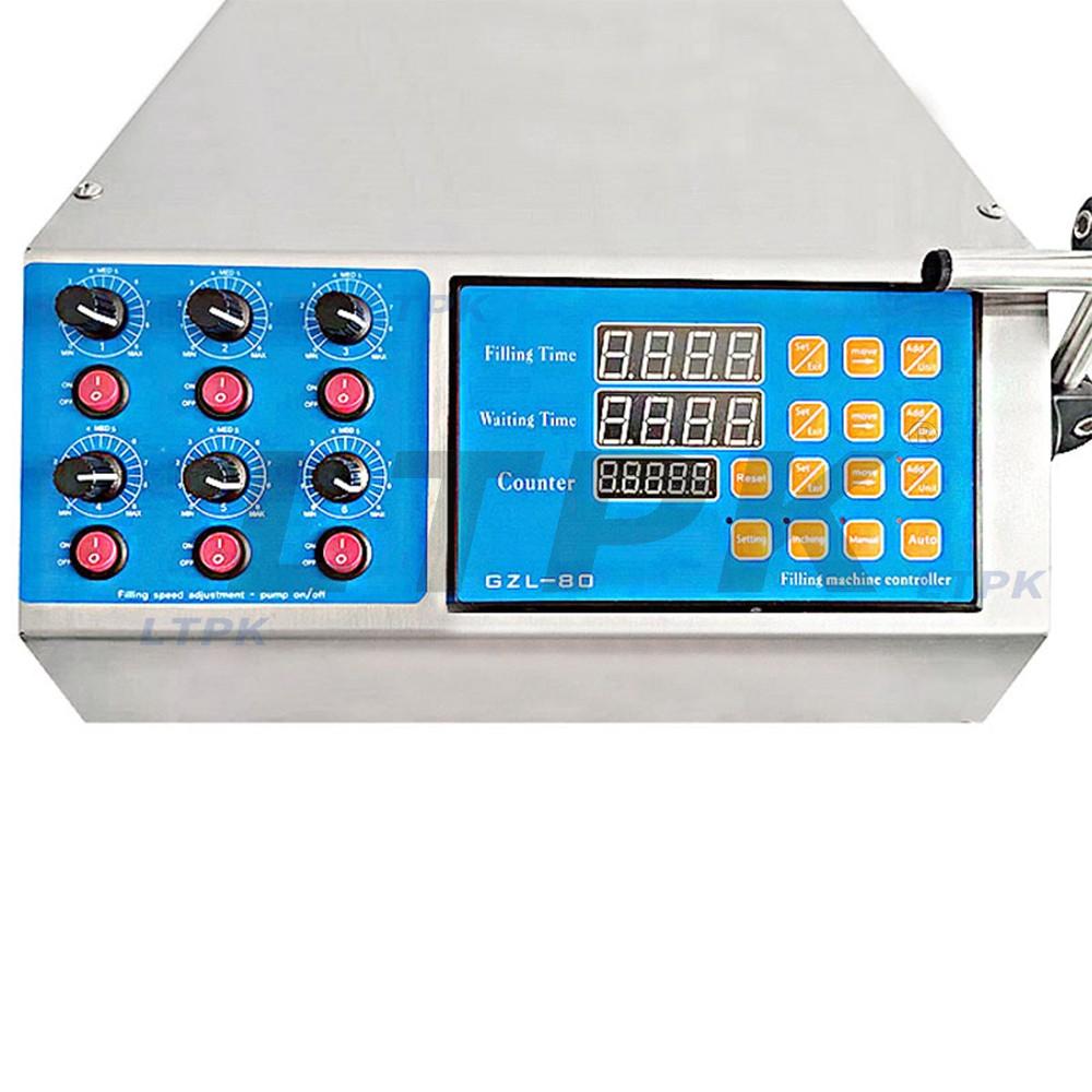 LT-PP6H650 Six head 650ml peristaltic pump filling machine