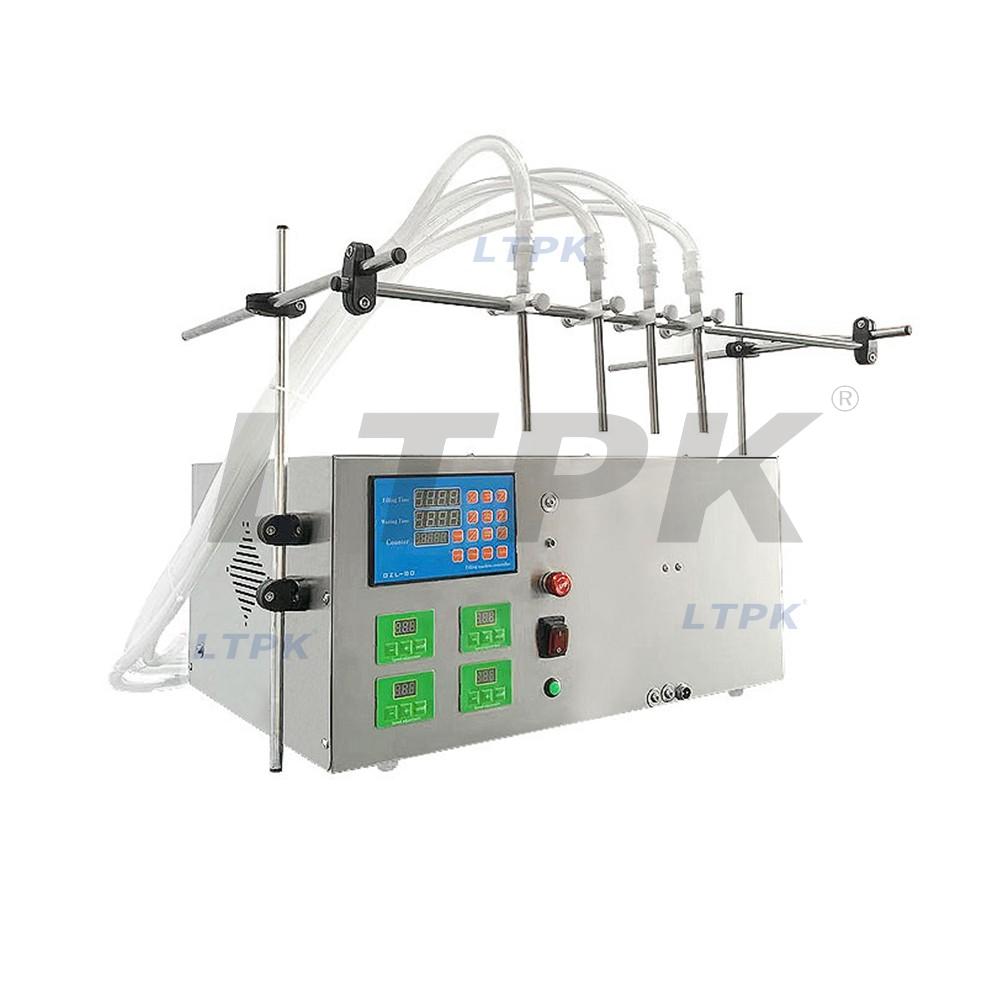Four head 4L peristaltic pump filling machine
