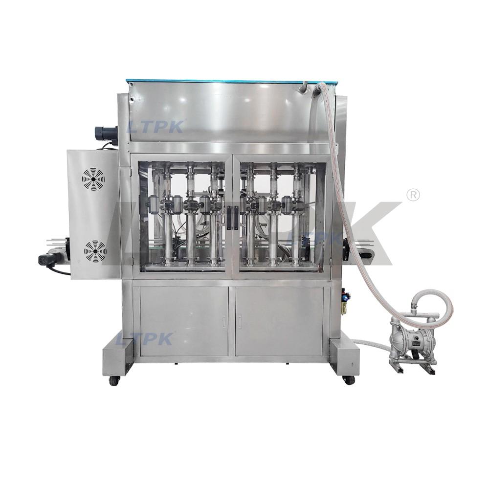LT-QZDSF100-1000ml 6 Heads Automatic Servo Piston Paste Filling Machine