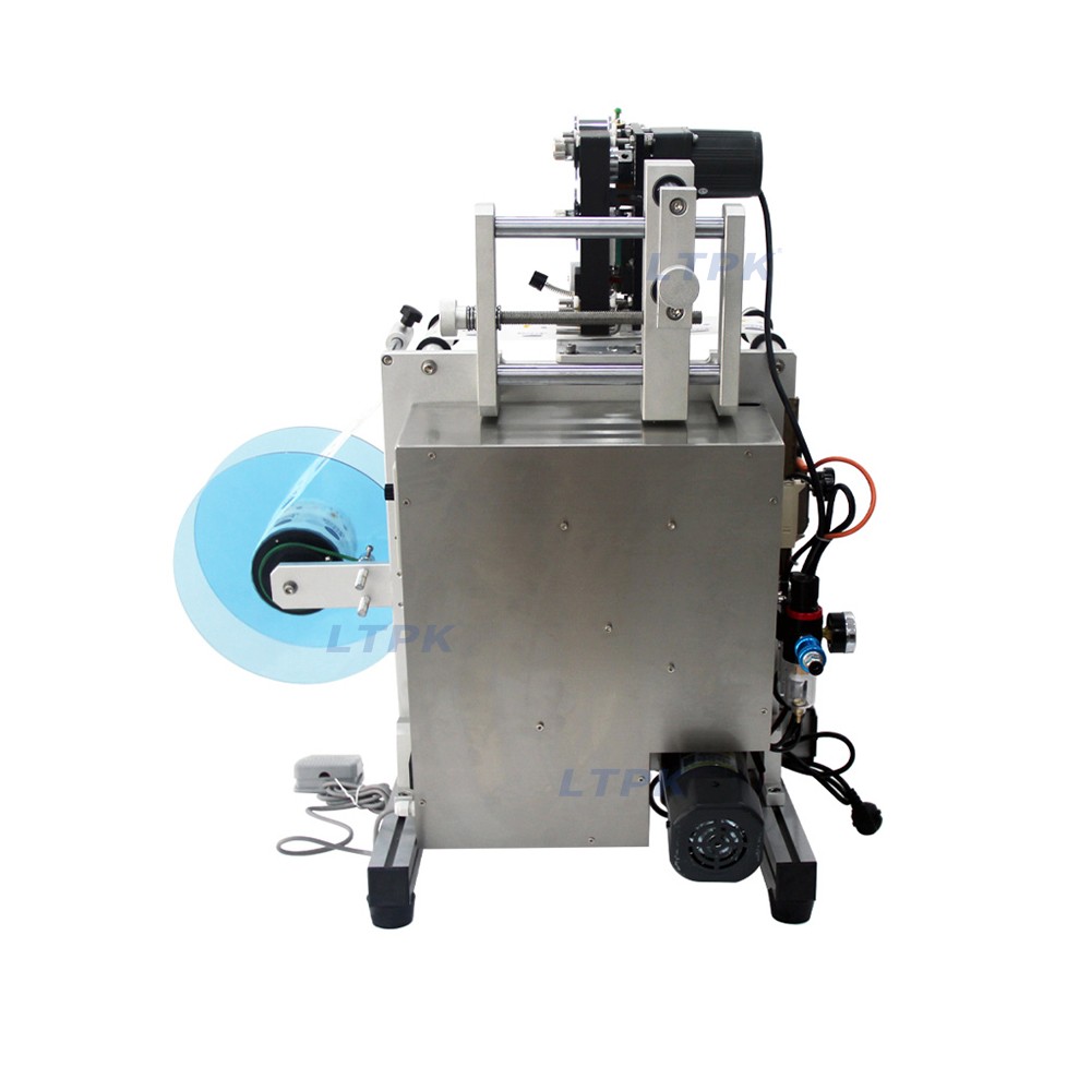 LT-SL130D Semi-auto Round Bottle Labeling Machine