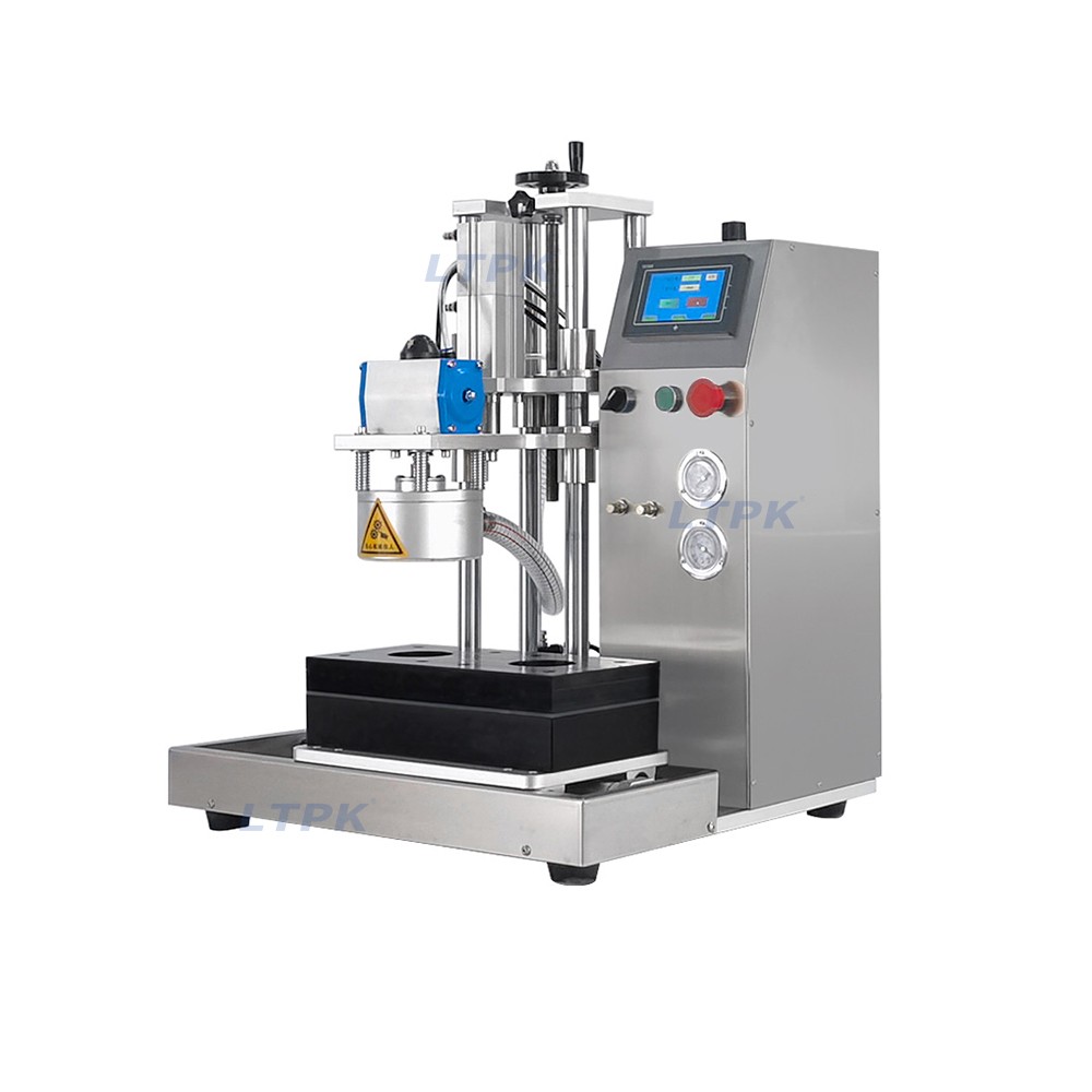 LT-10 Small semi-automatic desktop vacuum capping machine
