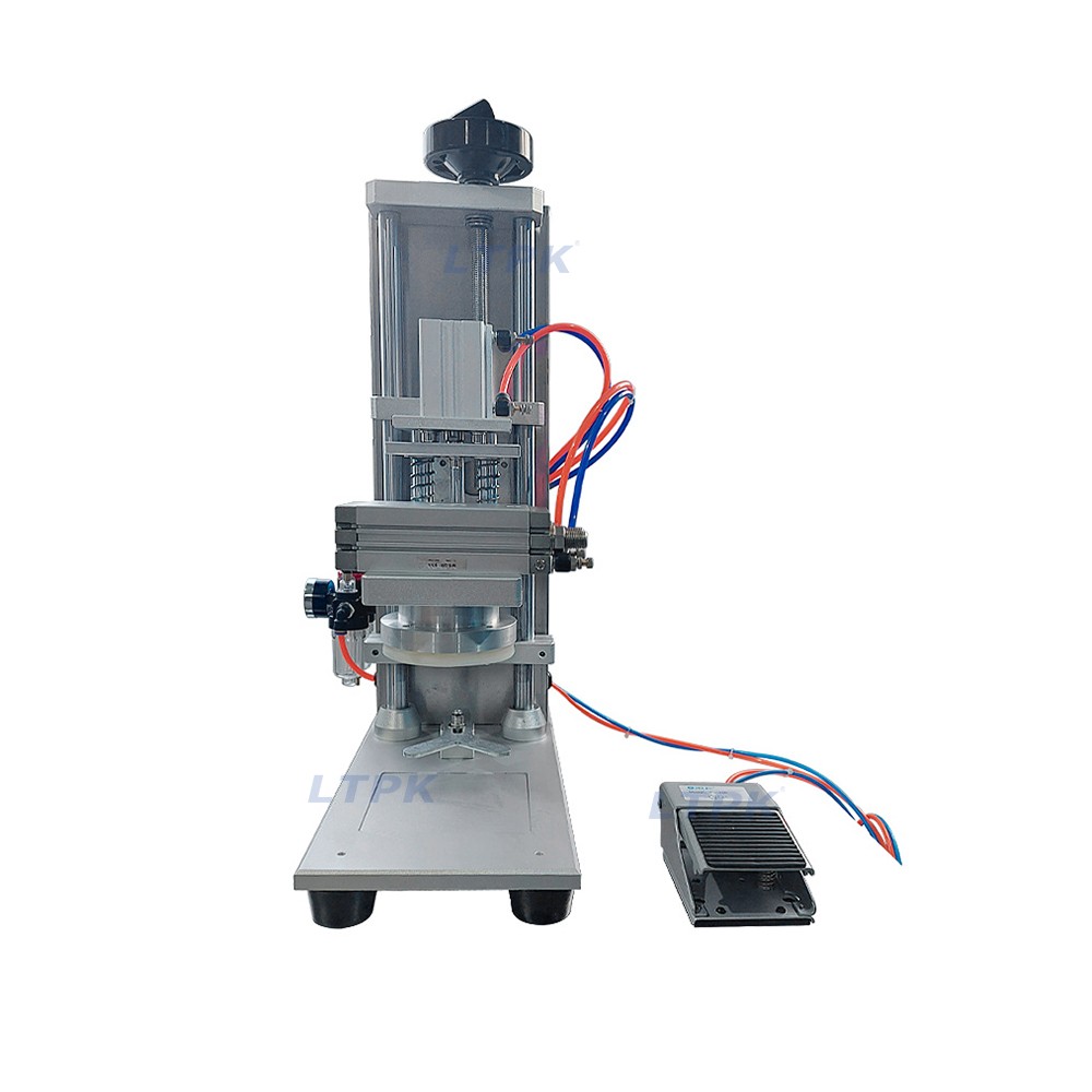 LT-DDX450D Desktop Glass Bottle Tabletop Twist Off Cap Jar Capping Machine