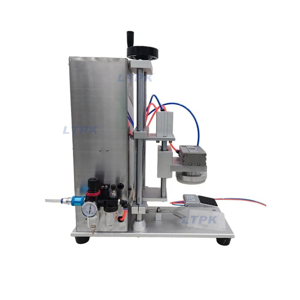  LT-DDX450D Desktop Glass Bottle Tabletop Twist Off Cap Jar Capping Machine