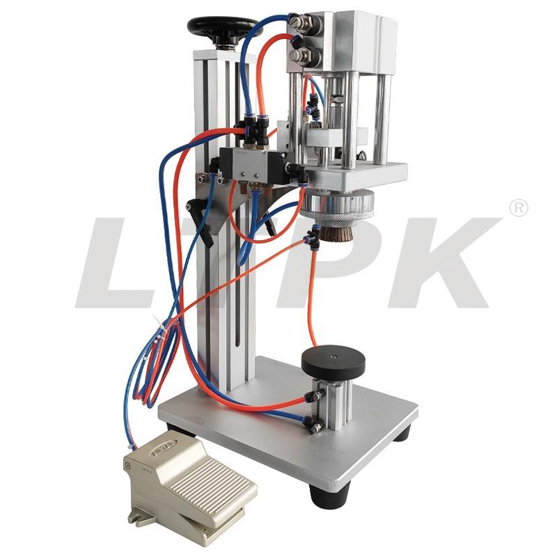  LTX-80 13/15/18/20MM PNEUMATIC PERFUME BOTTLE CAPPING MACHINE