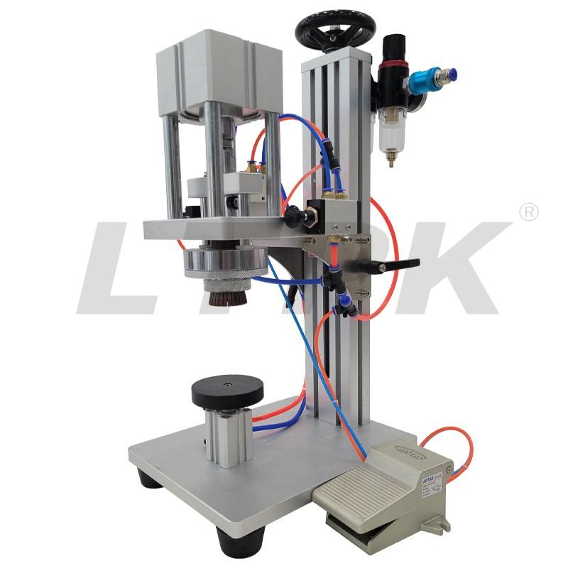  LTX-80 13/15/18/20MM PNEUMATIC PERFUME BOTTLE CAPPING MACHINE