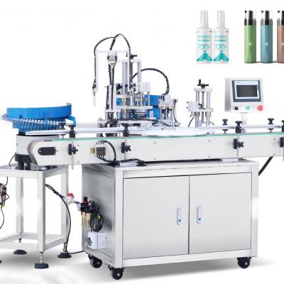 LT-APC2 Automatic HIgh Speed Pneumatic Monoblock Perfume Bottle Rotary Pressing Capping Machine
