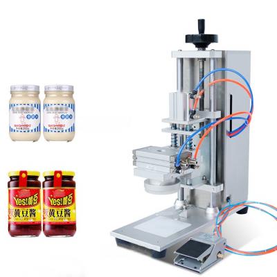 LT-DDX450D Desktop Glass Bottle Tabletop Twist Off Cap Jar Capping Machine