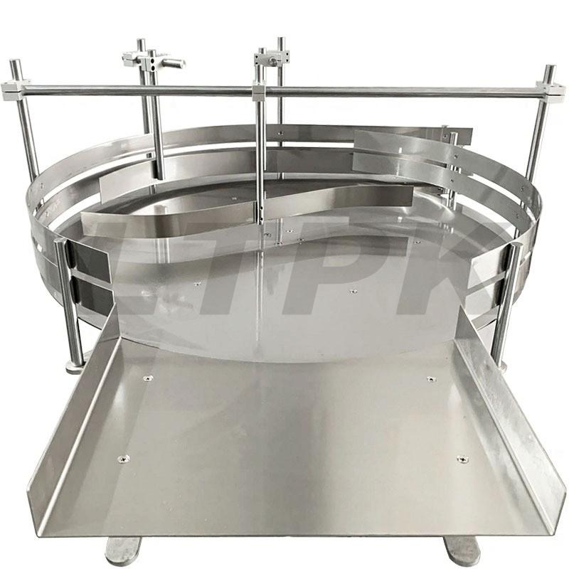  LT-LP600 Desktop automatic rotary turntable unscrambler for production line 
