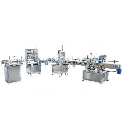 LTPK LT-FAL90 L Configuration Automatic Bottle Labeler Liquid Filling Capping And Labeling Machine Plastic Bottle Round