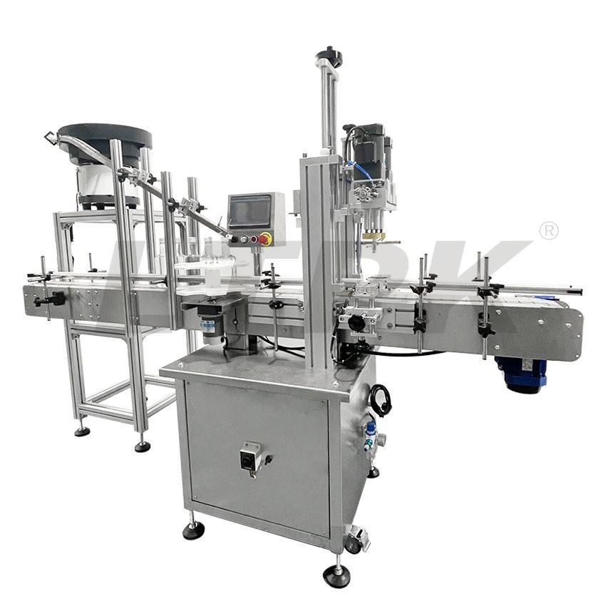 LTPK LT-CZJ60A 18-70mm Automatic capping machine with vibratory cap feeder