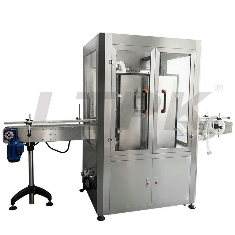 LTPK LT-VTMP80D CUSTOM 6 HEADS MAGNETIC PUMP LIQUID FILLING MACHINE WITH DUST COVER