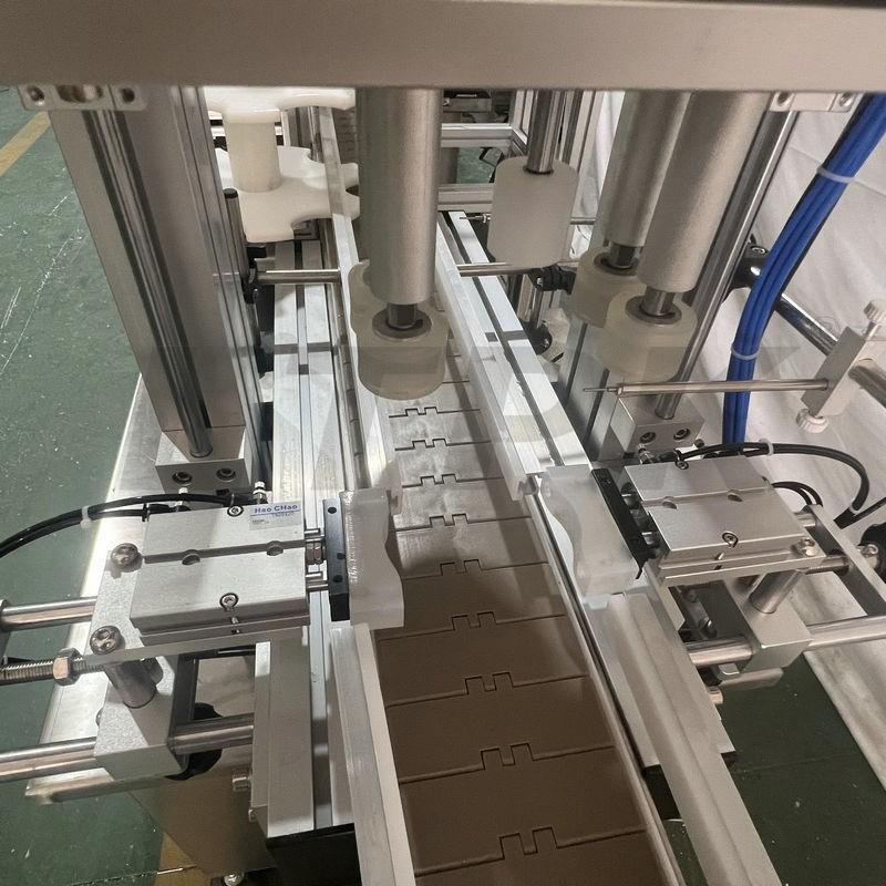 LTPK LT-APL180P3 CUSTOM LIQUID FILLING CAPPING MACHINE WITH VIBRATORY CAP FEEDER