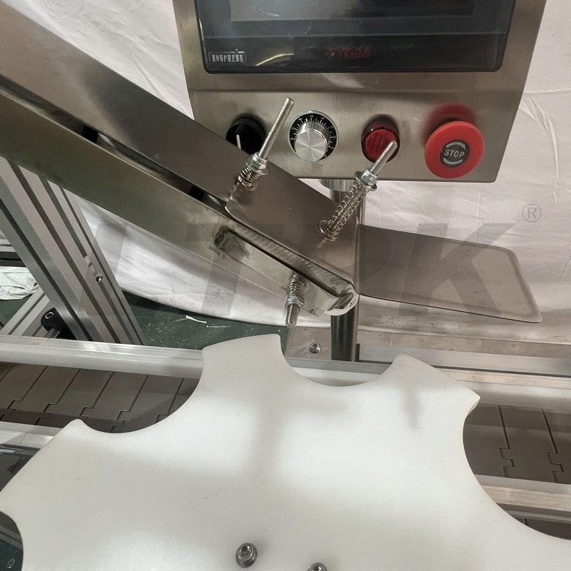 LTPK LT-APL180P3 CUSTOM LIQUID FILLING CAPPING MACHINE WITH VIBRATORY CAP FEEDER