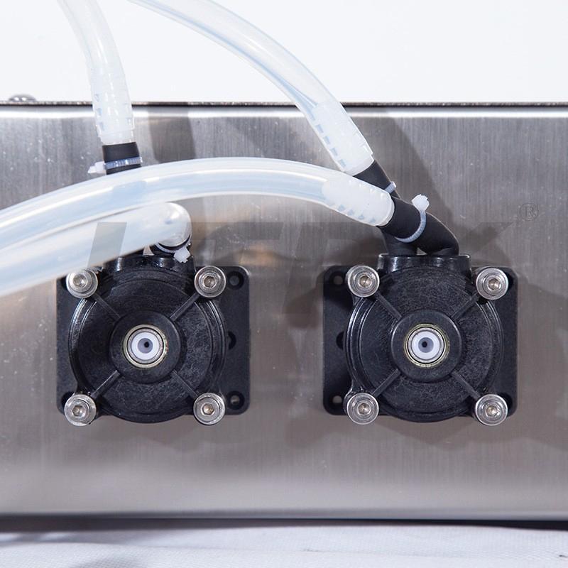 LTPK 2 NOZZLES PERISTALTIC PUMP VIAL LIQUID FILLING MACHINE