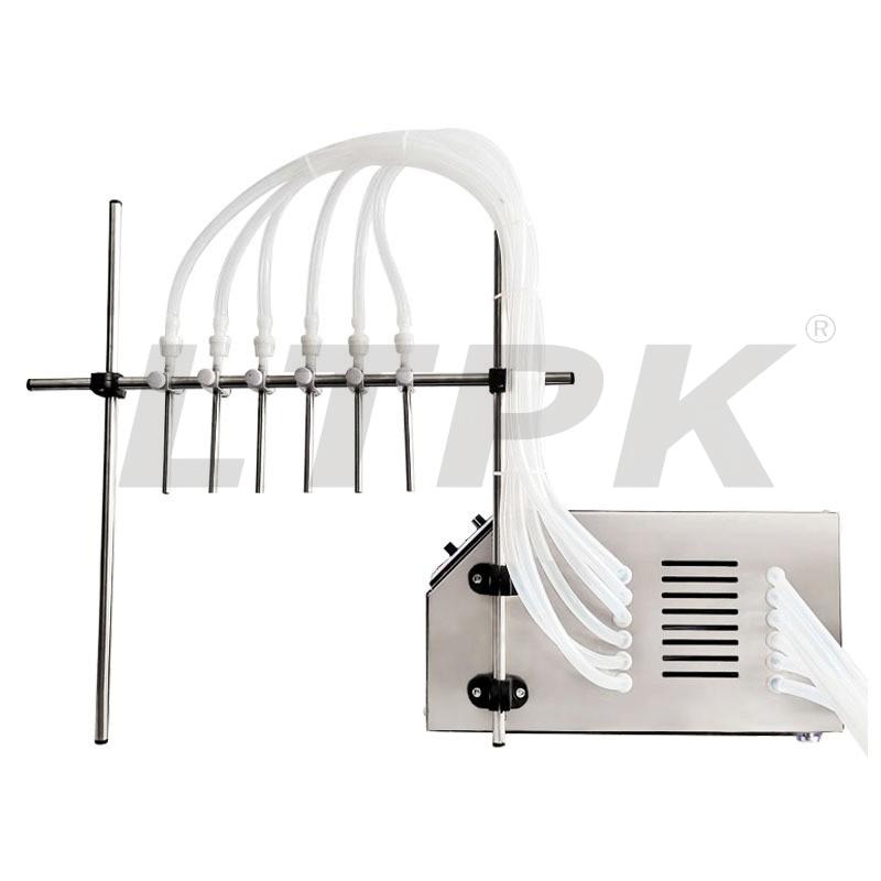 LTPK LT-DPYT6P SEMI AUTOMATIC 6 NOZZLES DIAPHRAGM PUMP LIQUID FILLING MACHINE