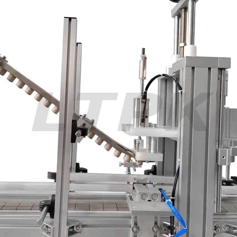 LTPK LT-XG1870P AUTOMATIC CAPPING MACHINE WITH CAP UNSCRAMBLER