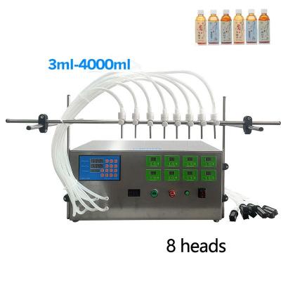LTPK LT-DPF8 DIGITAL CONTROL 8 NOZZLES DIAPHRAGM PUMP LIQUID FILLING MACHINE