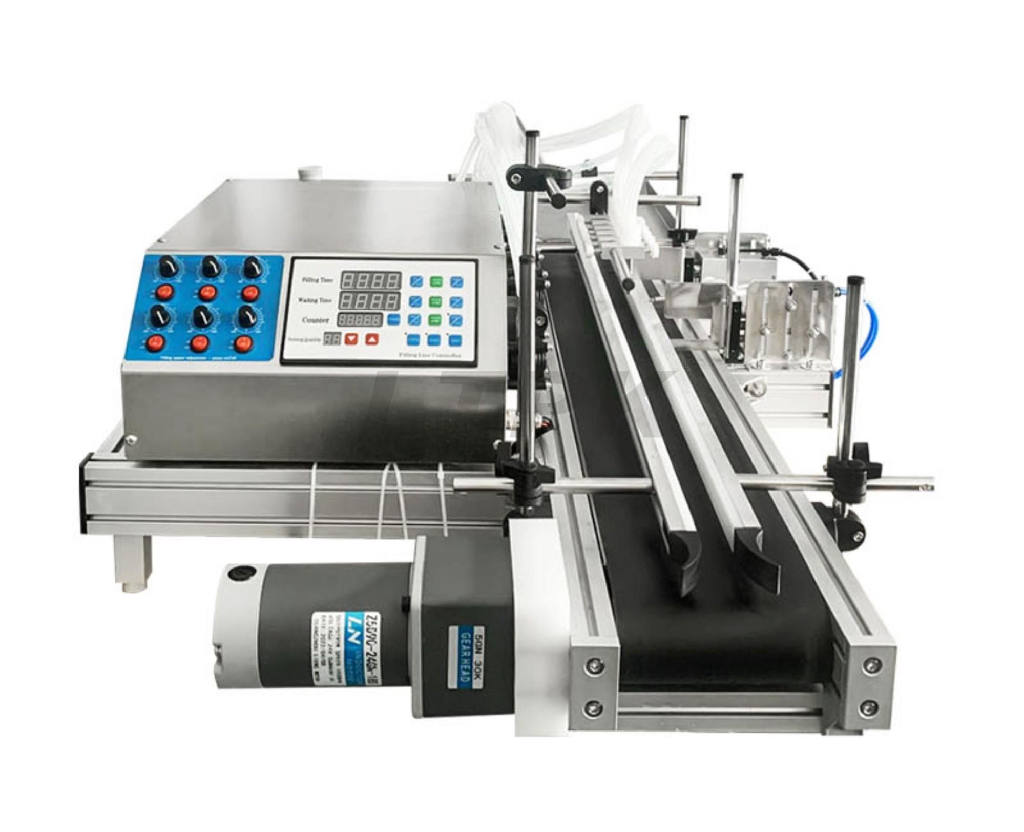 LTPK LT-DTPP6P DESKTOP 6 HEADS PERISTALTIC PUMP LIQUID FILLING MACHINE WITH CONVEYOR