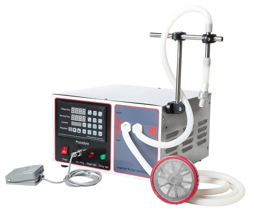 LTPK GFK-1200 20-17000ML SEMI AUTOMATIC DIAPHRAGM PUMP LIQUID FILLING MACHINE