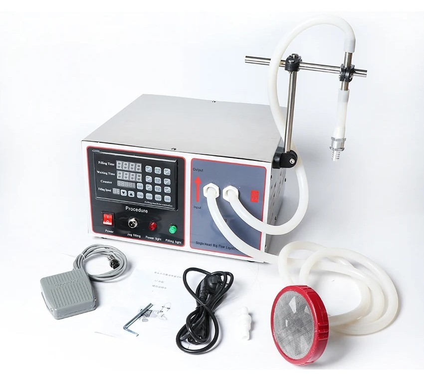 LTPK GFK-1200 20-17000ML SEMI AUTOMATIC DIAPHRAGM PUMP LIQUID FILLING MACHINE