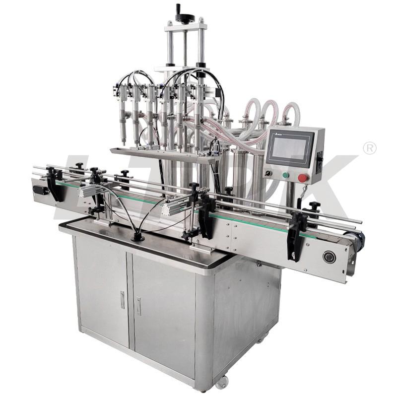LT-QZDY6 Automatic Liquid Bottle Filling Machine With 6 Heads