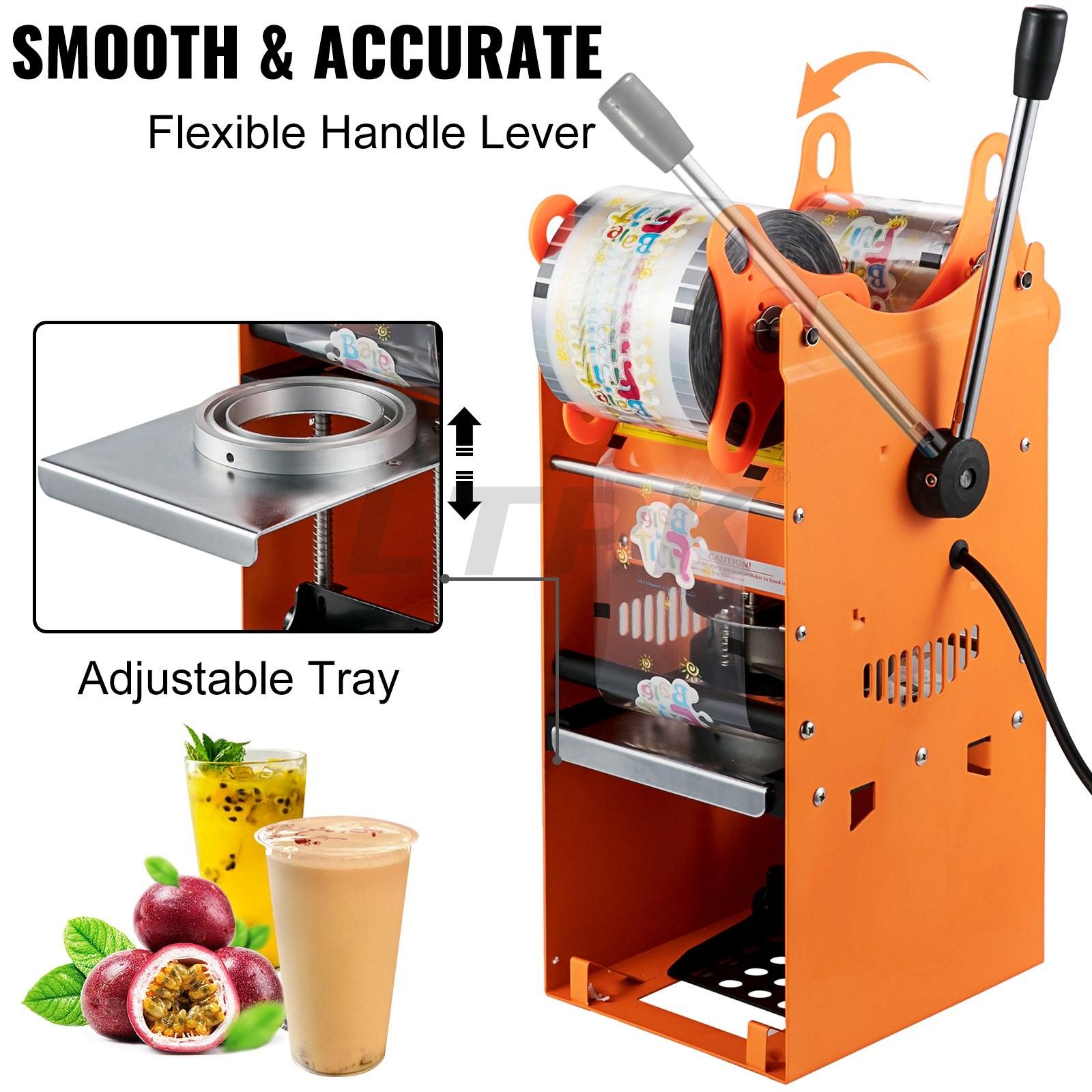 LTPK 90/95mm Cup Diameter Manual Tea Cup Sealer Machine