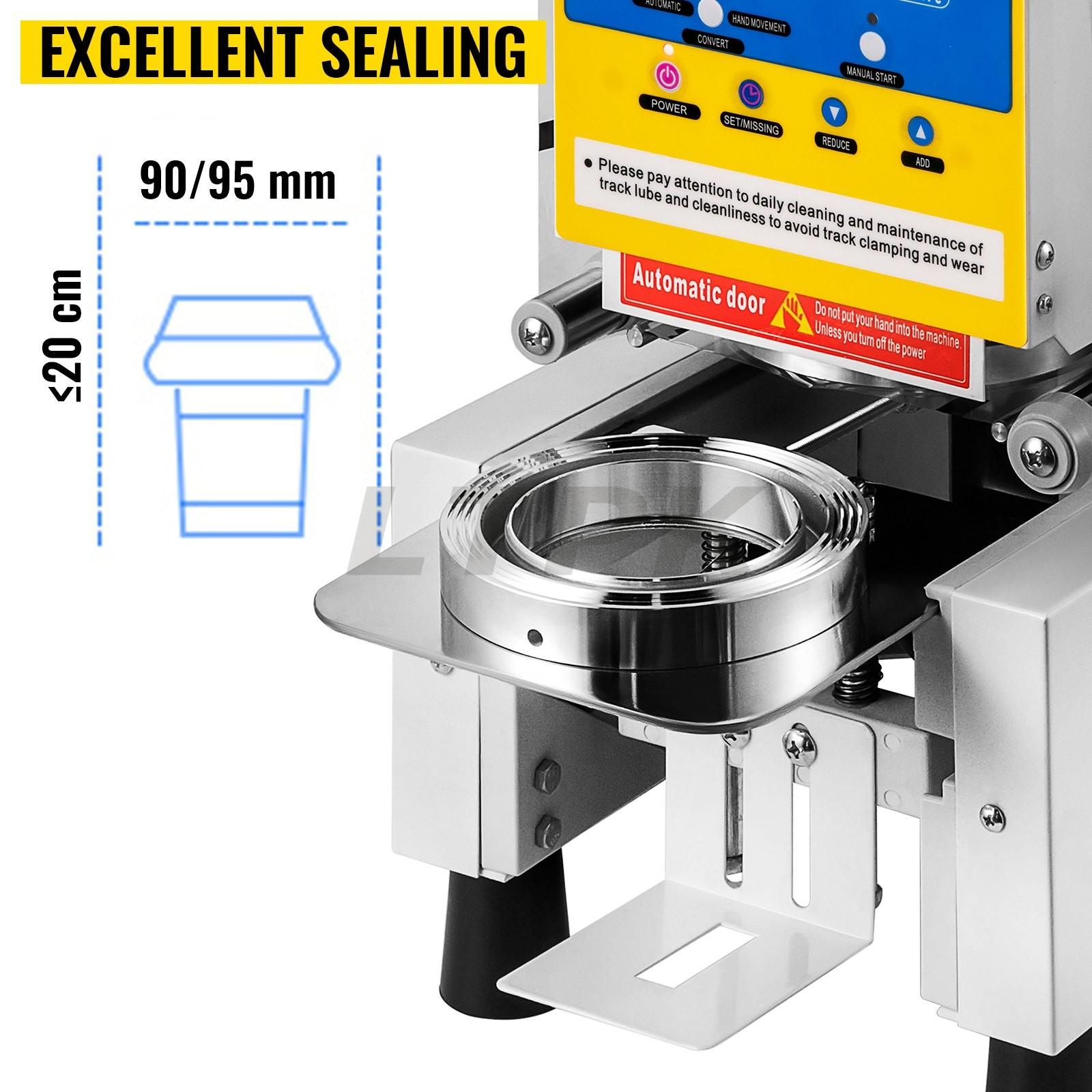 LTPK  Automatic Cup Sealing Machine 90/95 mm Cup Diameter 