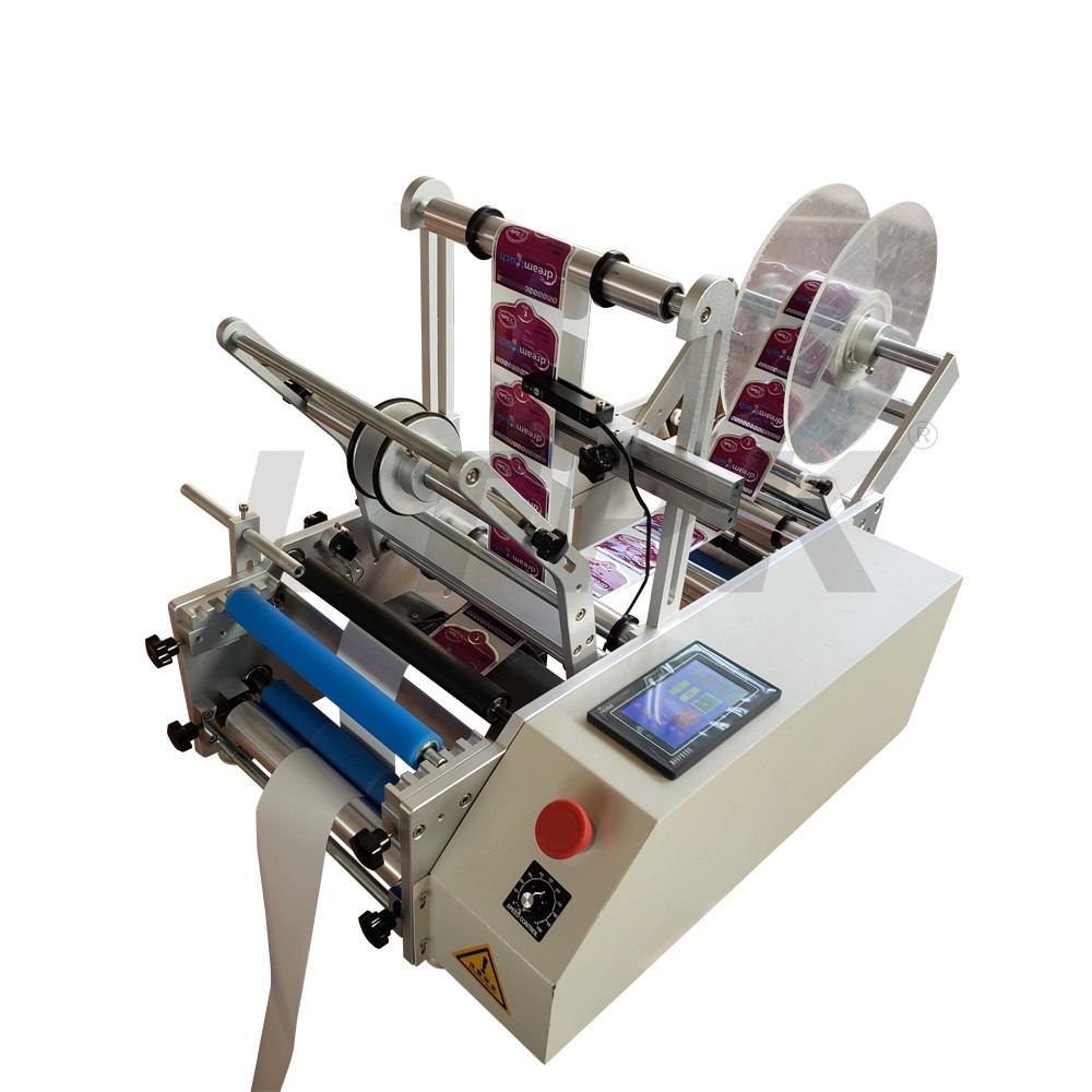 LTPK LT-190 Semi automatic Double Side Round Bottle Labeling Machine 