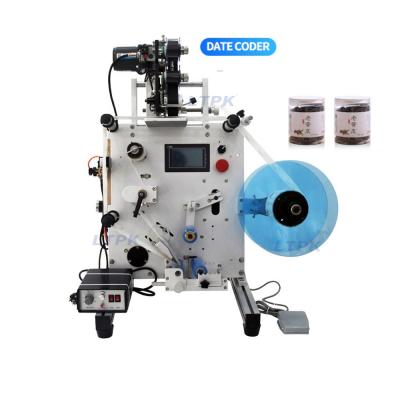LT-SL130D Semi-auto Round Bottle Labeling Machine