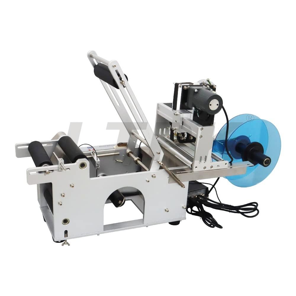 LTPK LT-50D Semi automatic Round Bottle Labeling Machine With Date Coder