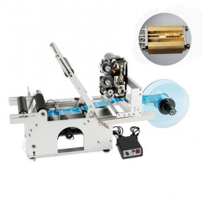 LTPK LT-50D Semi automatic Round Bottle Labeling Machine With Date Coder